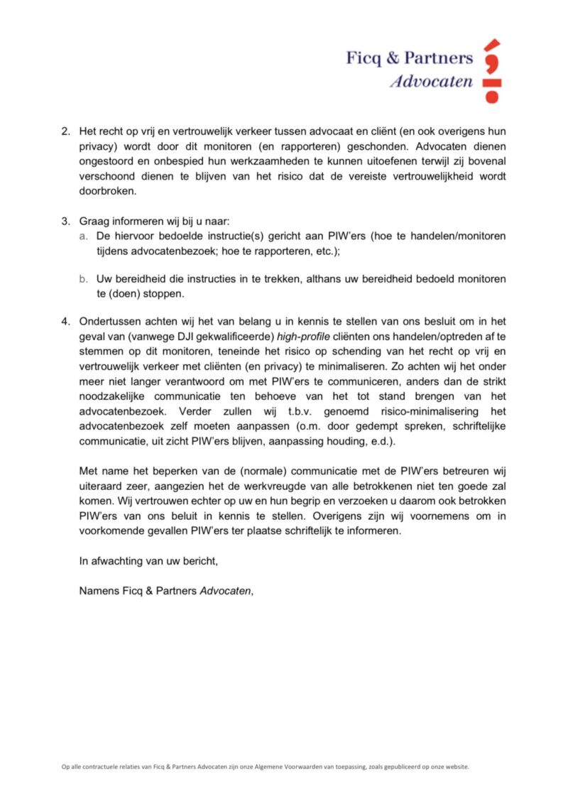 Image for the Tweet beginning: Lees hier de brief aan